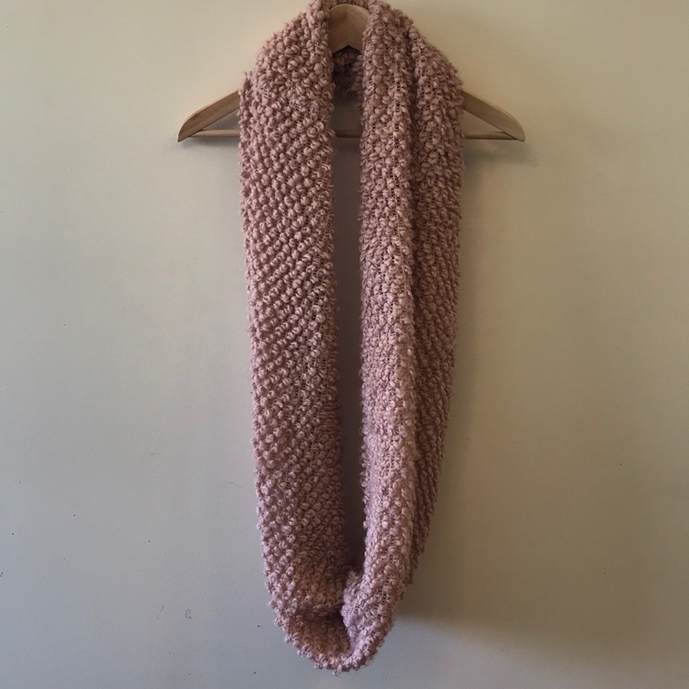 Soft Pink Circle Scarf